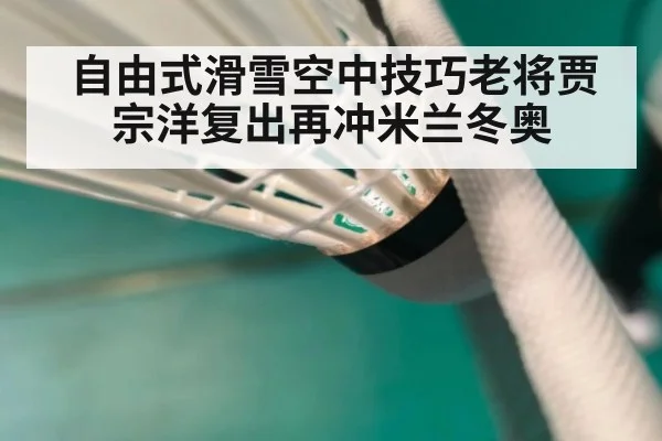 自由式滑雪空中技巧老将贾宗洋复出再冲米兰冬奥